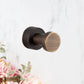 Sovereign Moderna Brass button robe hook  -3 Luxury Finishes
