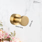 Sovereign Moderna Brass button robe hook  -3 Luxury Finishes