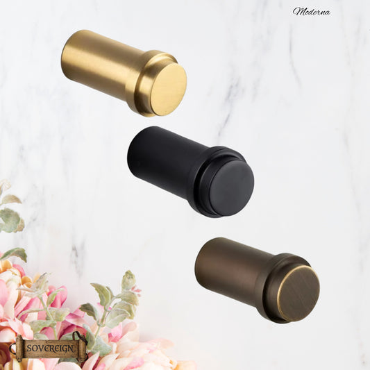Sovereign Moderna Brass Ringed robe hook  -3 Luxury Finishes