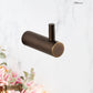 Sovereign Moderna Brass Upright robe hook  -3 Luxury Finishes