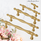 "Alba"Sovereign Brushed Brass ornate cabinet/Drawer handle-5 Sizes