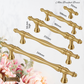 "Alba"Sovereign Brushed Brass ornate cabinet/Drawer handle-5 Sizes