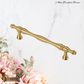 "Alba"Sovereign Brushed Brass ornate cabinet/Drawer handle-5 Sizes