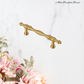 "Alba"Sovereign Brushed Brass ornate cabinet/Drawer handle-5 Sizes