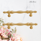 "Alba"Sovereign Brushed Brass ornate cabinet/Drawer handle-5 Sizes