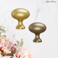 "Alfano" Sovereign Brass Oval cabinet/Drawer Knobs-2 finishes
