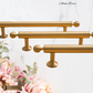 "Alonte" Sovereign beehive Brushed Brass ornate cabinet/Drawer handle-7 Sizes