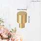 "Aprica" Sovereign Tower Brushed Brass cabinet/Drawer Knob 20mm dia