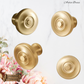 "Aritzo" Sovereign Circlet Brass cabinet/Drawer Knob 33mm dia