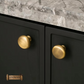 "Calvello" Sovereign majestic 28mm dia Brass cabinet / Drawer Knob-4 Finishes