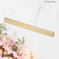 "Fornace" Sovereign Train Track Brushed Brass cabinet handle-300-1000mm