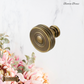 "Bicocca" Sovereign Wheel Brass cabinet / Drawer Knob 30mm dia-2 Finishes