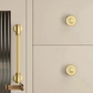 "Bicocca" Sovereign Wheel Brushed Brass cabinet T-Bar Handles -6 Sizes