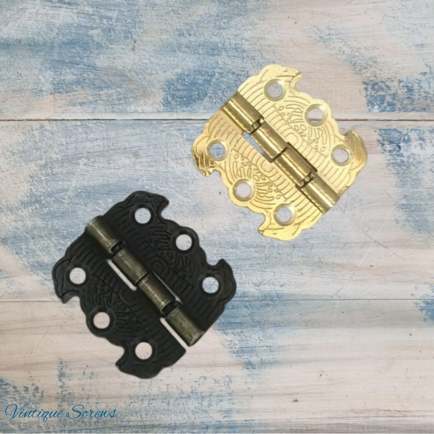 Celestial small box Hinge 29mmx 28mm (Gold& Bronze)