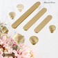 "Imperia" Sovereign Table Top Brushed Brass cabinet handle pull  -4 Sizes