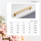 "Jesi" Sovereign Stylish Brushed Brass cabinet D-Handle Pulls -4 Sizes