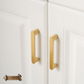 "Jesi" Sovereign Stylish Brushed Brass cabinet D-Handle Pulls -4 Sizes