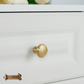"Naples" Sovereign Luxury Brushed Brass cabinet / Drawer Knob -2 sizes