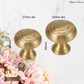 "Naples" Sovereign Luxury Brushed Brass cabinet / Drawer Knob -2 sizes