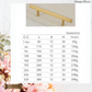 "Omegna" Sovereign Hexangonal Brushed Brass T-Bar cabinet/Drawer handle-9 Sizes