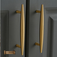 "Parma" Sovereign Spire Brass cabinet T-Bar Handles -7 Sizes