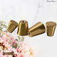 "Trullo"Sovereign Cone Brushed Brass cabinet / Drawer Knob (4 sizes)