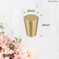"Trullo"Sovereign Cone Brushed Brass cabinet / Drawer Knob (4 sizes)