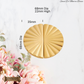 "Sassi Di Matera"Sovereign Fan Brass cabinet / Drawer Pull (4 Finishes)