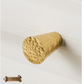 "Jesolo"Sovereign Hammered Brass Cone cabinet / Drawer Knob 20mm dia