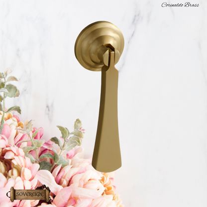 "Corinaldo "Sovereign stylish Pendant Brass cabinet  handle 70mm long