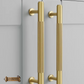 "Genoa" Sovereign Grippa Brushed Brass cabinet T-Bar Handles -8 Sizes