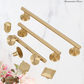 "Grammichele" Sovereign Heaxgonal 26mm dia Brass knob (2 Finishes)