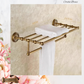 "Cordia" Sovereign 5 Bar Towel Rail Antiqued brass 500mmx245mm