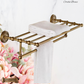 "Cordia" Sovereign 5 Bar Towel Rail Antiqued brass 620mmx245mm