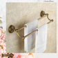 "Cordia" Sovereign Twin Towel Rail Antiqued brass 620mmx 135mm
