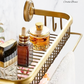"Cordia" Sovereign Shower Basket -Standard antiqued brass 350mmx150mm