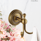"Cordia" Sovereign robe hook Antiqued brass