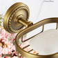 "Cordia" Sovereign Soap Dish antiqued brass