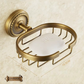 "Cordia" Sovereign Soap Dish antiqued brass