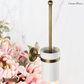 "Cordia" Sovereign Toilet Brush & holder Antiqued brass