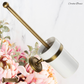 "Cordia" Sovereign Toilet Brush & holder Antiqued brass