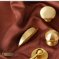 "La Zeppa" Sovereign Wedge 65mm solid brass cabinet pull
