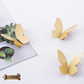 "Farfalla" Sovereign Butterfly Left & right solid brass cabinet pull  74mm high