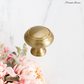 "Pesante" Sovereign Ring heavy brass Knob 25mm dia- 2 Sizes