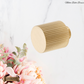 "Molto Bello" Sovereign Striped 20mm dia solid brushed brass cabinet pull