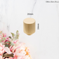 "Molto Bello" Sovereign Striped 20mm dia solid brushed brass cabinet pull