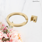 "squillo" Sovereign Ring Pendant Brushed brass cabinet pull 40mm ring