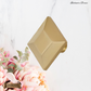 "Inclinare" Sovereign Square 32mmx32mm solid brushed brass cabinet pull