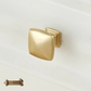 "Inclinato" Sovereign Square 29mmx29mm solid brass cabinet pull-  2 Finishes