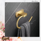 "Lusso" Sovereign Bathroom towel Ring -Brushed brass